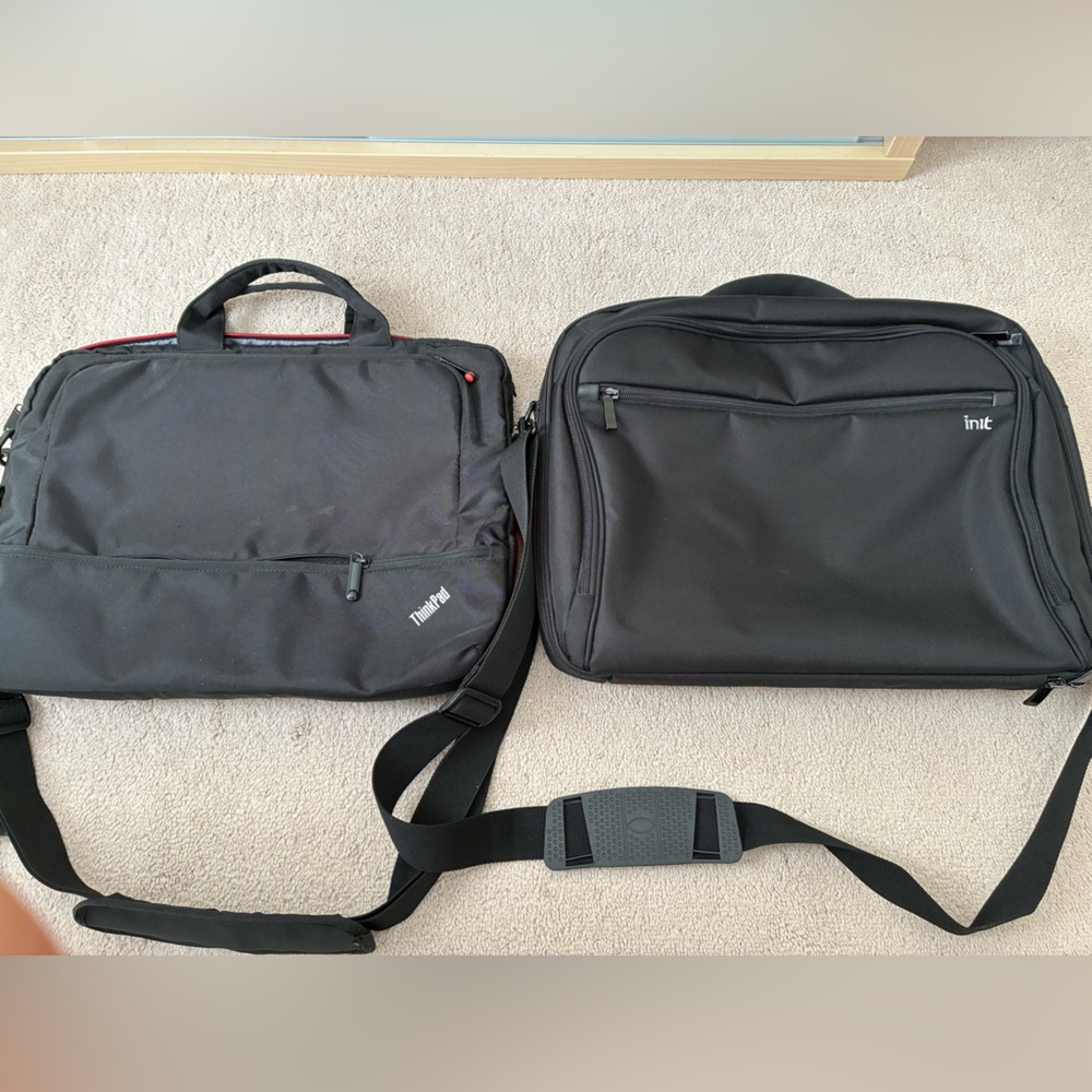 Black Laptop Bags Durable Water-Resistant